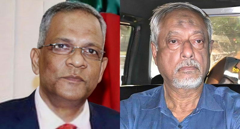 মামুন খালেদ ও মাসুদ উদ্দিন চৌধুরী। ছবি: সংগৃহীত