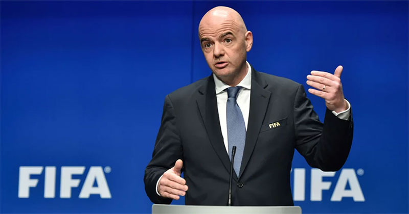 ফিফা প্রেসিডেন্ট জিয়ান্নি ইনফান্তিনো।