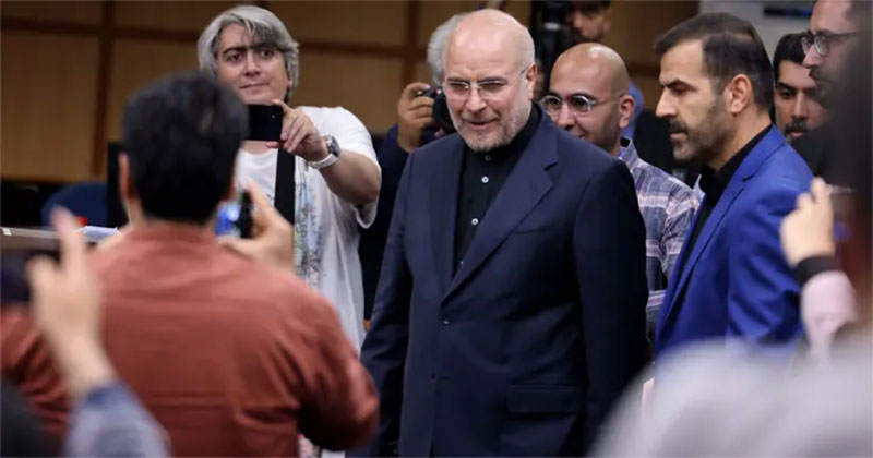 ইরানের পার্লামেন্টের স্পিকার মোহাম্মদ বাঘের গালিবাফ : ফাইল ছবি