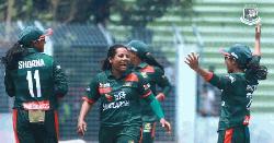 রাজশাহী স্টেডিয়ামে ঐতিহাসিক জয় পেল বাংলাদেশের নারী দল