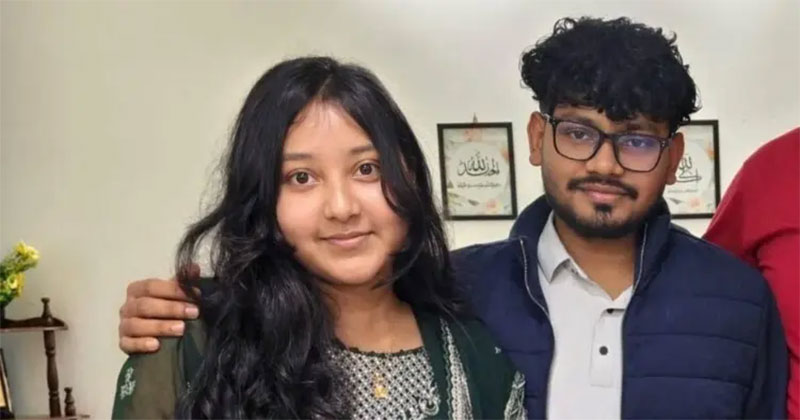 মুজাহিদ মিল্লাদ ও নাফিসা তাবাসসুম আদিবা দম্পতি/সংগৃহীত ছবি