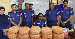 পিরোজপুরে তালাবদ্ধ ঘর থেকে ৩০ কেজি গাঁজা উদ্ধার