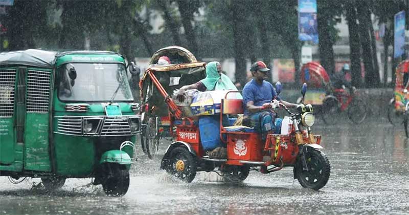 ঢাকায় আজ বজ্রবৃষ্টির সম্ভাবনা, থাকতে পারে ঝোড়ো হাওয়া
