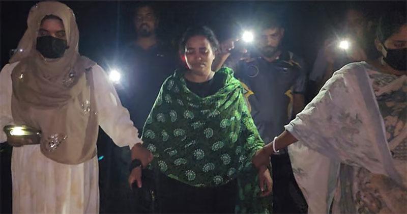 শরীয়তপুর সদর উপজেলায় স্বামীকে হত্যার ঘটনায় স্ত্রী আসমা আক্তারকে আটক করেছে পুলিশ। ছবি: সংগৃহীত