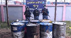 চট্টগ্রামে ২ লাখ টাকা মূল্যের জ্বালানি তেল ও লুবওয়েল জব্দ