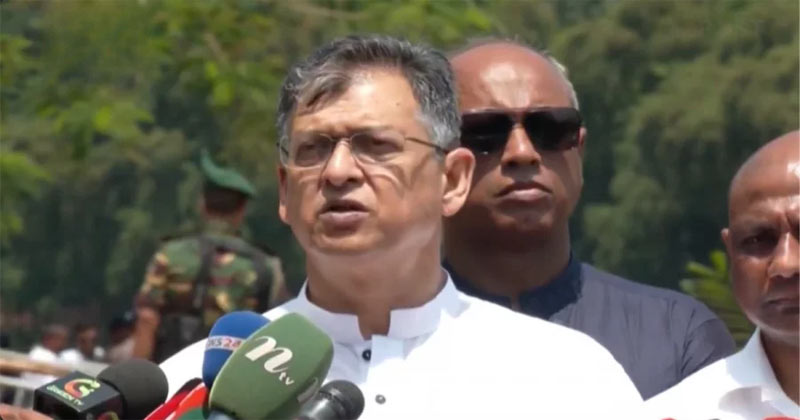 স্বরাষ্ট্রমন্ত্রী সালাহউদ্দিন আহমদ।