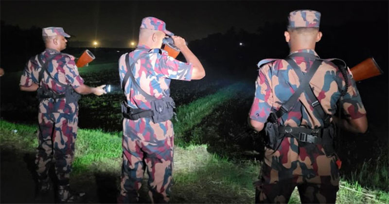 বড়লেখা সীমান্তে বিজিবির গুলিতে ভারতীয় চোরাকারবারি আহত