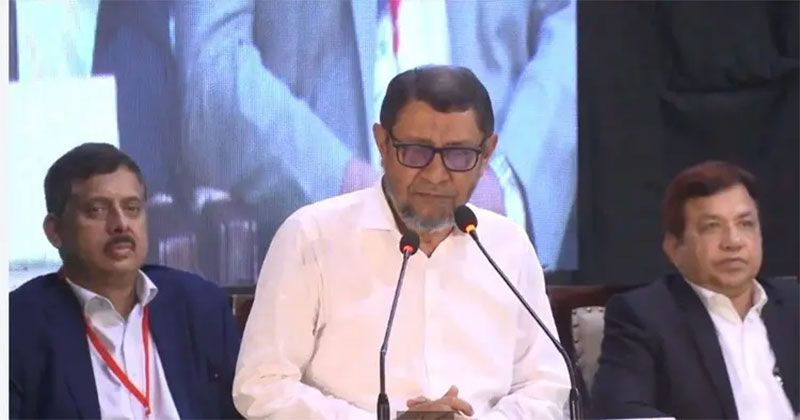 ঢামেকের প্রতিষ্ঠাবার্ষিকীর অনুষ্ঠানে স্বাস্থ্যমন্ত্রী সরদার সাখাওয়াত হোসেন/ছবি: ভিডিও থেকে নেওয়া