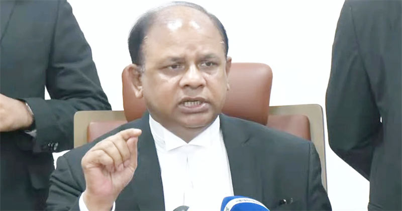 চিফ প্রসিকিউটর আমিনুল ইসলাম। ফাইল ছবি
