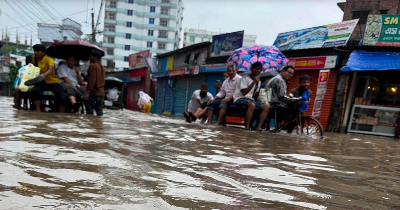 ঢাকায় ১৭ বছরের মধ্যে সর্বোচ্চ বৃষ্টি রেকর্ড