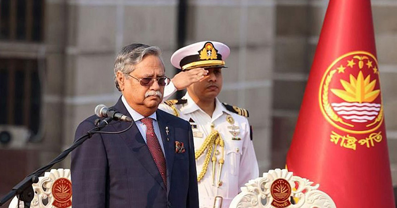রাষ্ট্রপতির পদত্যাগের পেছনে যে কারণ দেখানো হলো