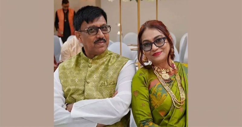 সংসদ সদস্য ডা. দেওয়ান মোহাম্মদ সালাউদ্দিন বাবু ও তার স্ত্রী সাবিনা সিদ্দিকা