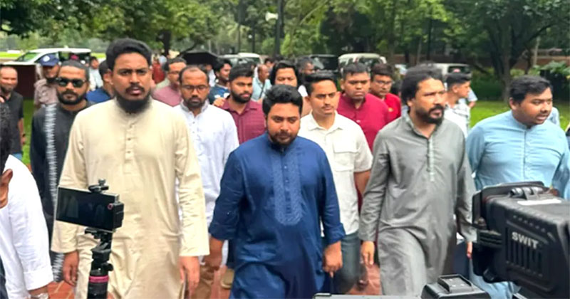 জুলাই স্মৃতি জাদুঘর পরিদর্শনে এনসিপি নেতারা