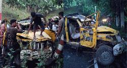 রাঙ্গামাটিতে পিকআপ উল্টে চালকসহ ৪ জনের মৃত্যু