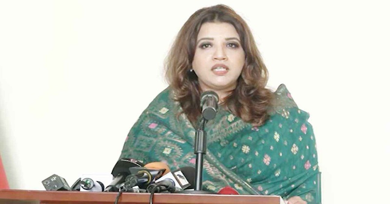 পররাষ্ট্র প্রতিমন্ত্রী শামা ওবায়েদ ইসলাম।সংগৃহীত ছবি