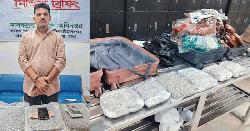 শাহজালাল বিমানবন্দরে ৩ কেজি কুশসহ ভারতীয় নাগরিক গ্রেপ্তার