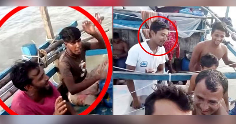 নৌকায় থাকা জেলেদের মধ্যে এই তিনজনের মরদেহও পাওয়া যায়। ছবি: সংগৃহীত