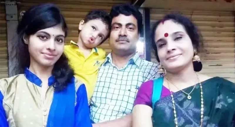 রংপুরে হত্যাকাণ্ডের শিকার একই পরিবারের চার জন। ছবি: সংগৃহীত
