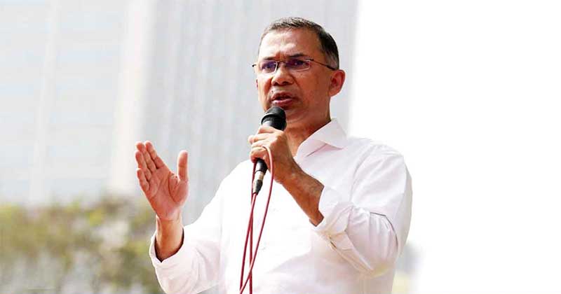 কথা বলছেন প্রধানমন্ত্রী তারেক রহমান। পুরোনো ছবি