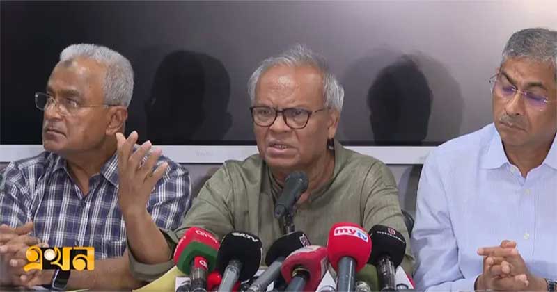 সংবাদ সম্মেলনে রুহুল কবীর রিজভী