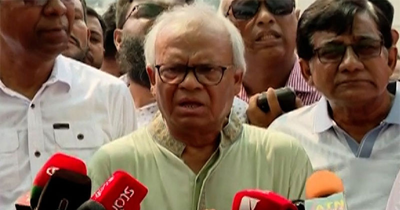 বিএনপির ভারপ্রাপ্ত মহাসচিব রুহুল কবির রিজভী।