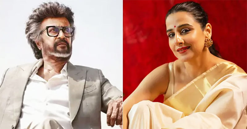 রজনীকান্ত ও বিদ্যা বালান। ছবি: সংগৃহীত