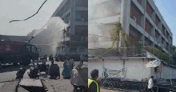 শাহজালাল বিমানবন্দরের স্টোর বিল্ডিংয়ে আগুন