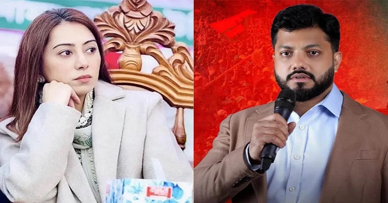 ইশরাক হোসেন ও স্ত্রী ব্যারিস্টার নুসরাত খান।