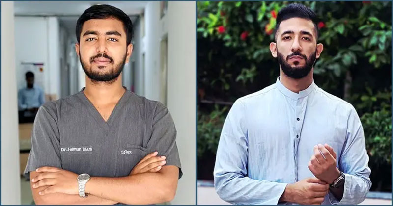 ছাত্রদল নেতা সাইমুন ইসলাম হৃদয় ও সাবেক প্রতিমন্ত্রী ডা. এনামুর রহমানের ছেলে সাইফ এমডি এনাম